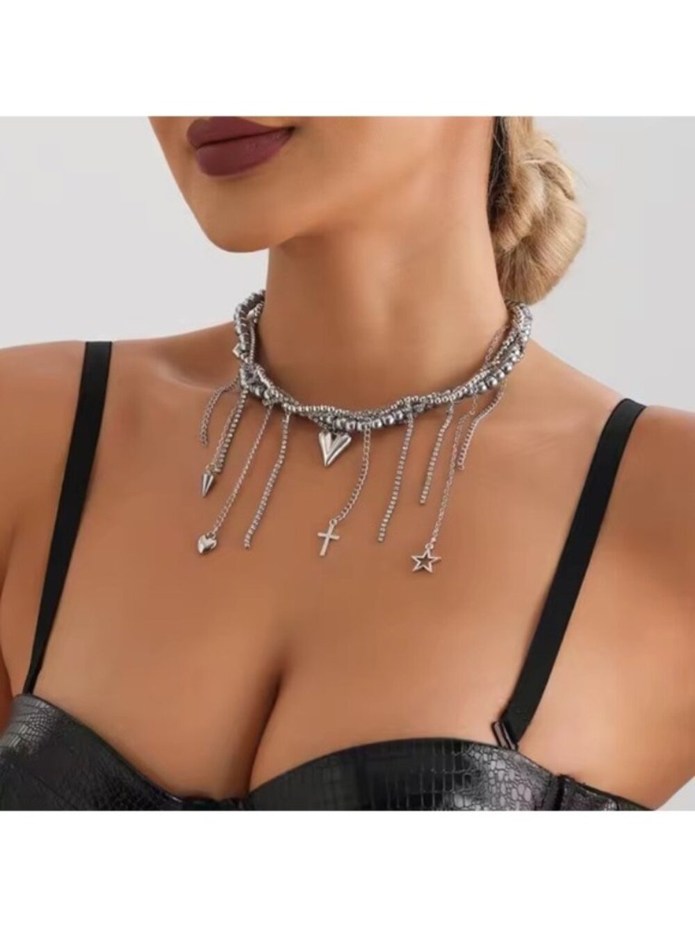 Celestara Charm Drip Choker